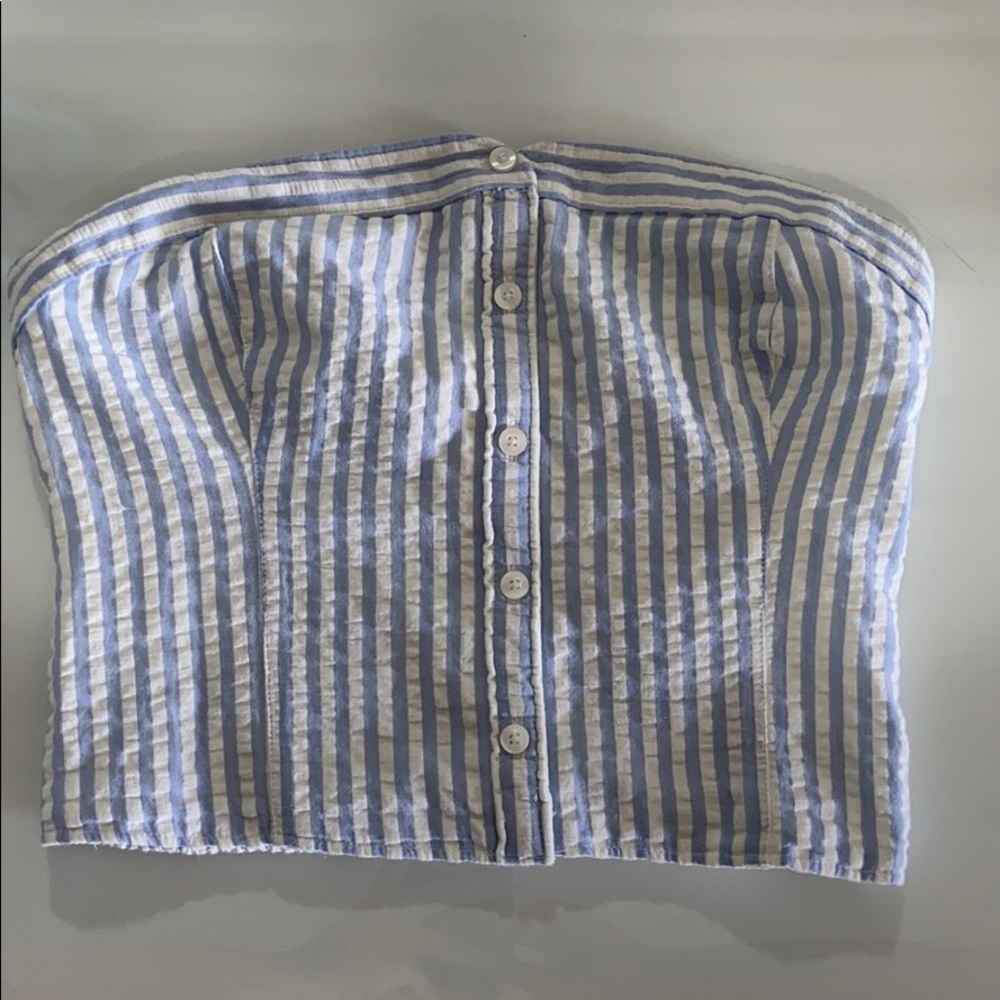 Hollister Stripped Tube Top